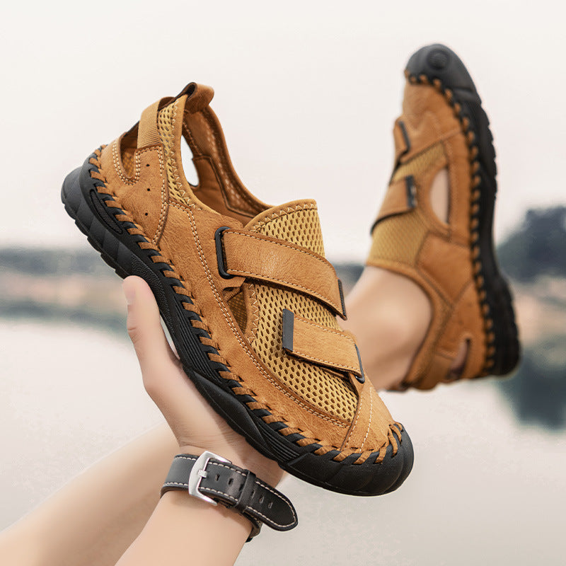 Wear-resistant Non-slip Outdoor Men's Beach Sandals GlamzKart