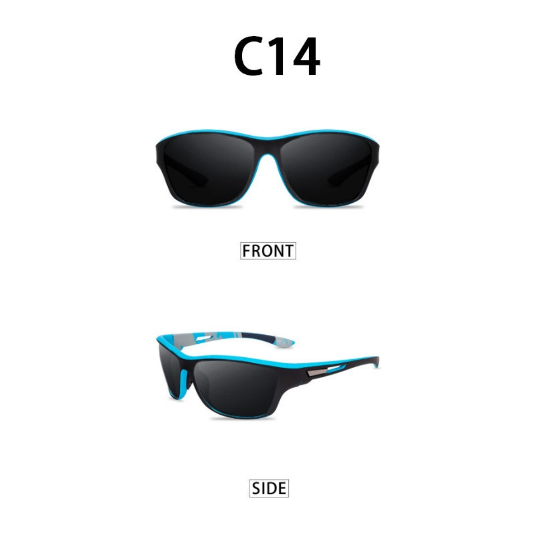 Sunglasses For Men Polarized Outdoor C14 Blue Grey GlamzKart
