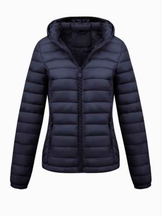 Women's Lightweight Hooded Winter Jacket