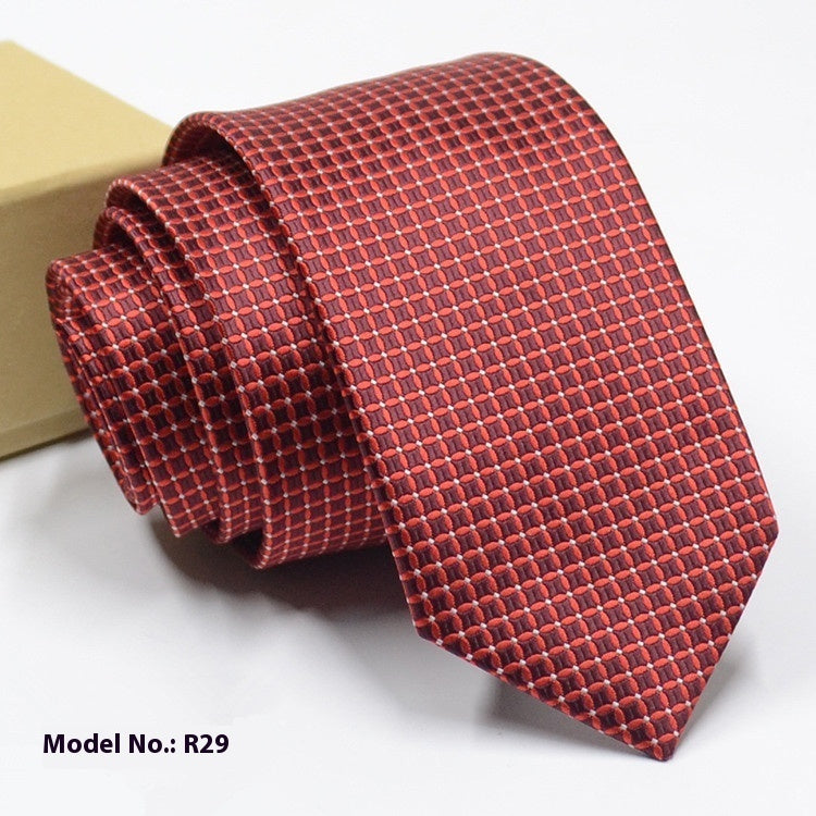 Fashion Exquisite Jacquard Tie Wedding Groom R29 GlamzKart