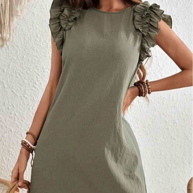 Women's Summer Casual V-neck Lace Dress