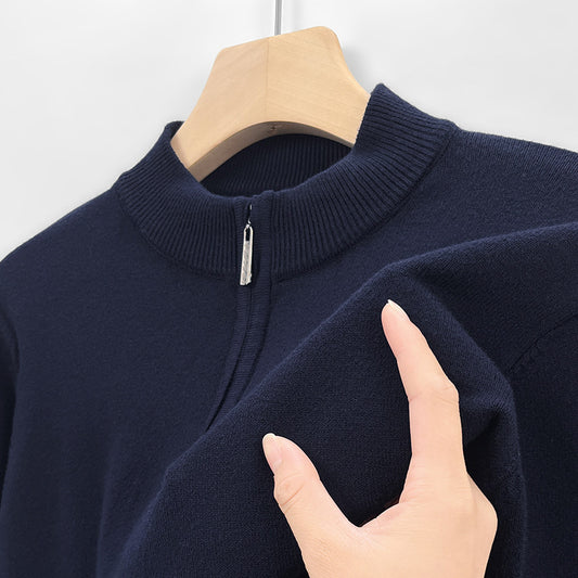 Fashion Men's Knitting Sweater Business Base Wool GlamzKart