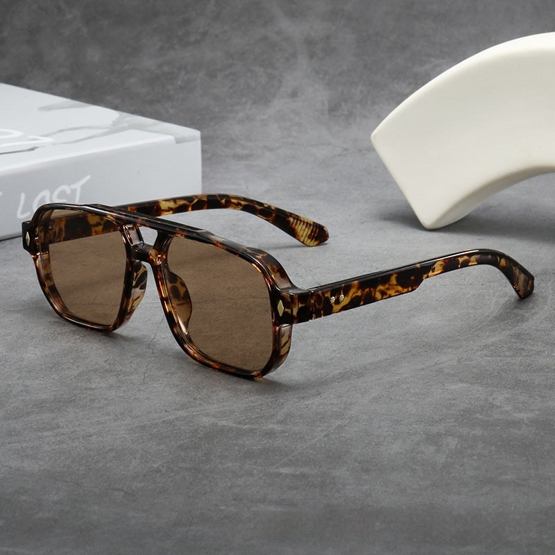 Outdoor Personalized Square Sports Sunglasses Hawksbill Box Dried GlamzKart