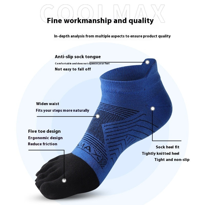 Sports Marathon Toe Socks Men GlamzKart