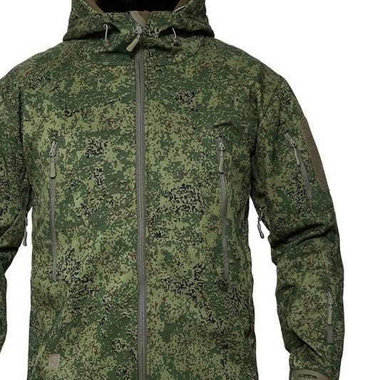 Autumn And Winter Men's Outdoor Camouflage Clothing Soft Shell Jacket GlamzKart