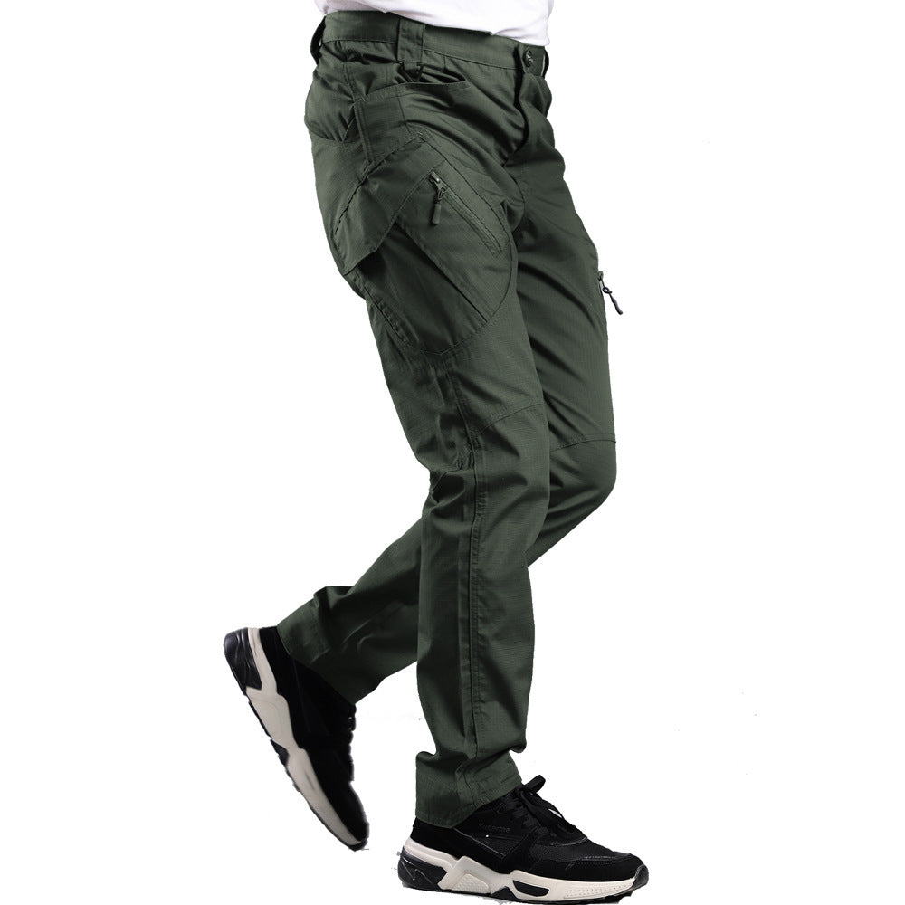 Loose Multi-pocket Pants Overalls Multi-pocket Outdoor Military Fans GlamzKart