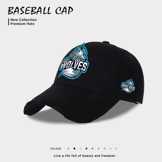 European And American Style Men's Casual Baseball Cap Black GlamzKart