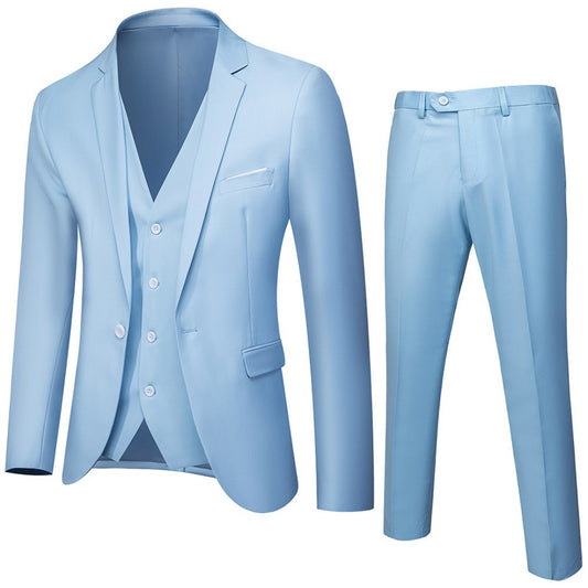 Men's Suit Set Two-piece Korean Style GlamzKart