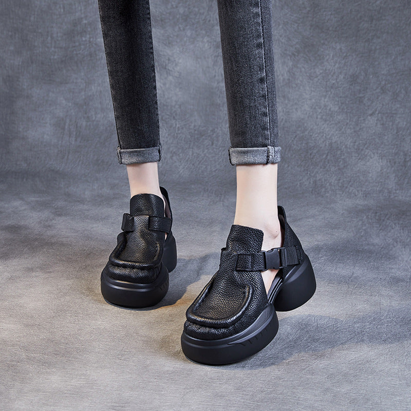Summer Platform Retro Literary Lady Sandals GlamzKart