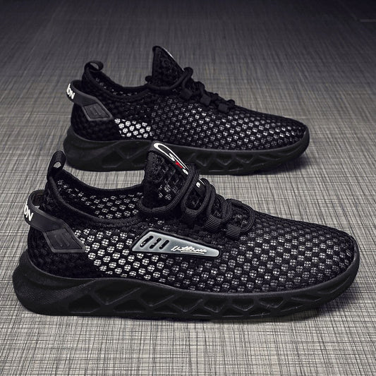 Summer Mesh Breathable Hollow Casual Sports Shoes Men GlamzKart