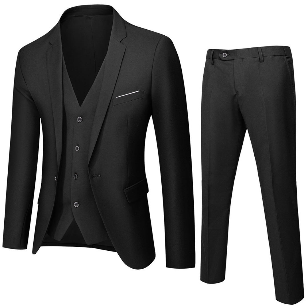 Men's Suit Set Two-piece Korean Style GlamzKart