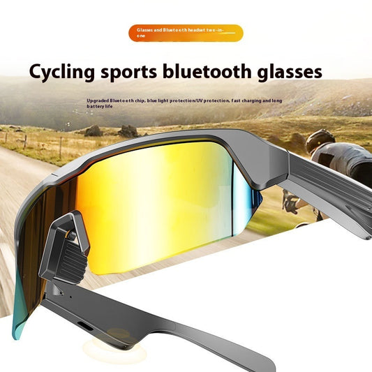Smart Bluetooth Glasses Windproof Sunglasses Fashion Riding Audio Call Sunglasses GlamzKart