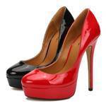 Anti-string Crossbody Plus Size Women's Low-cut High Heel Pumps GlamzKart