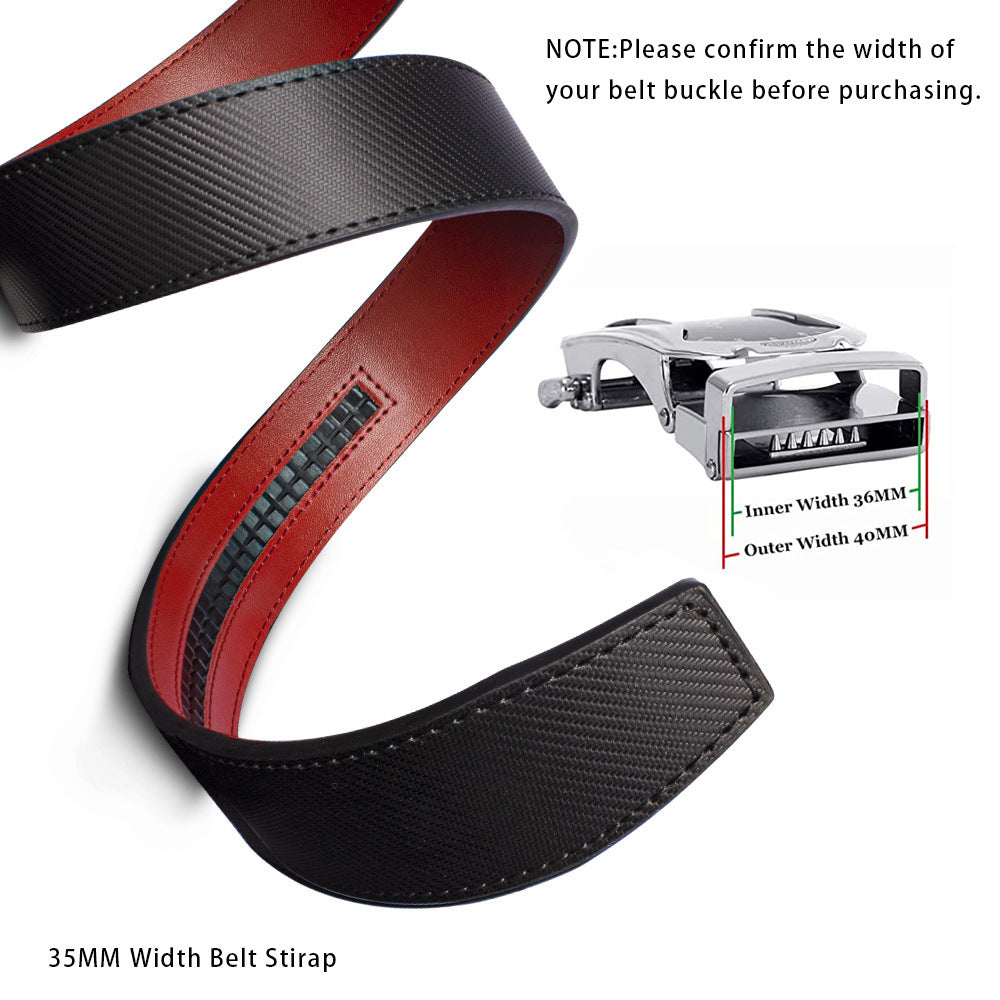 Men's Belt Hot-selling Film Alloy Automatic Buckle Leather GlamzKart
