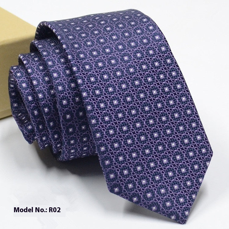 Fashion Exquisite Jacquard Tie Wedding Groom GlamzKart