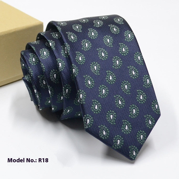 Fashion Exquisite Jacquard Tie Wedding Groom R18 GlamzKart