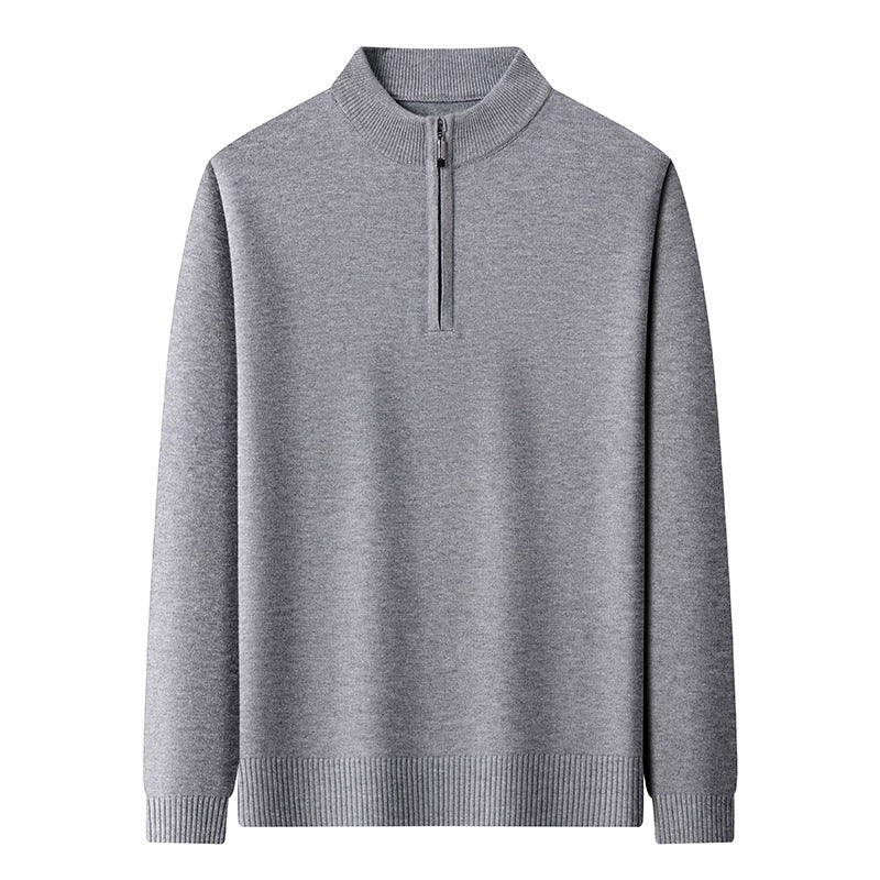 Fashion Men's Knitting Sweater Business Base Wool GlamzKart