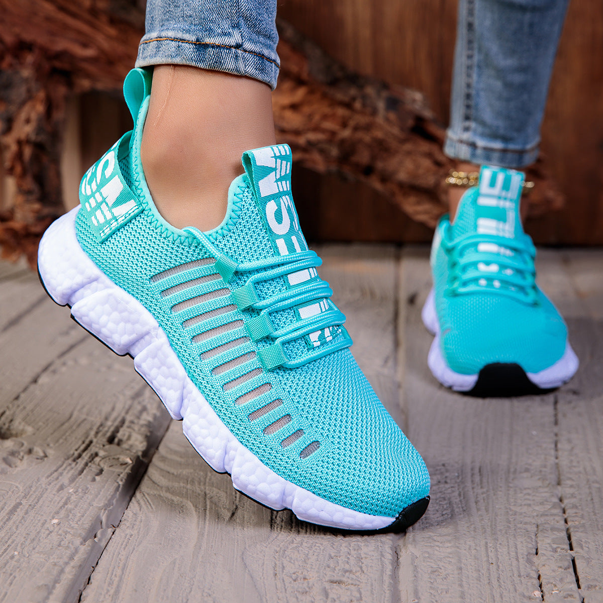 Couple's Breathable Casual Sneaker Hollow Running GlamzKart