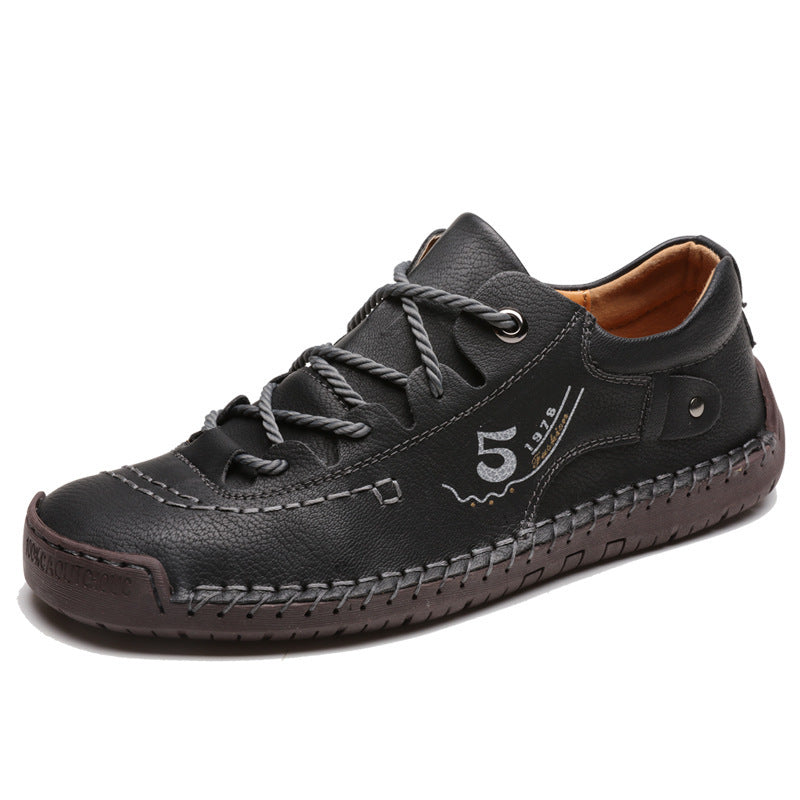 Men's Casual British Leather Shoes GlamzKart