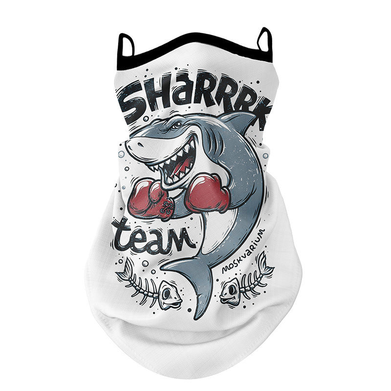 Full Face And Neck Protection Integrated Sun Mask Standard Shark GlamzKart