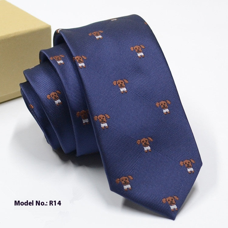 Fashion Exquisite Jacquard Tie Wedding Groom R14 GlamzKart