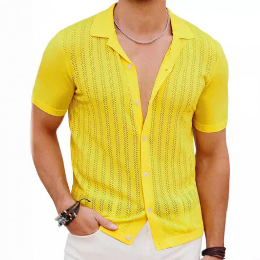 Summer Cool Hollow Men's Shirt GlamzKart