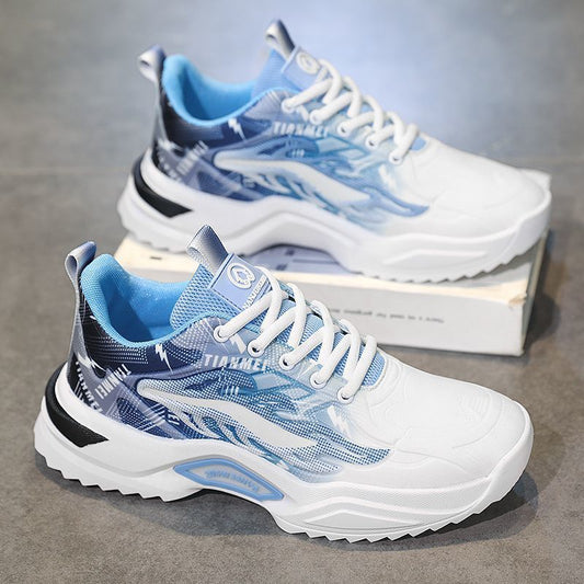 Spring Student Sports Casual Mesh Clunky Versatile Trendy Shoes Breathable Shoes Men GlamzKart