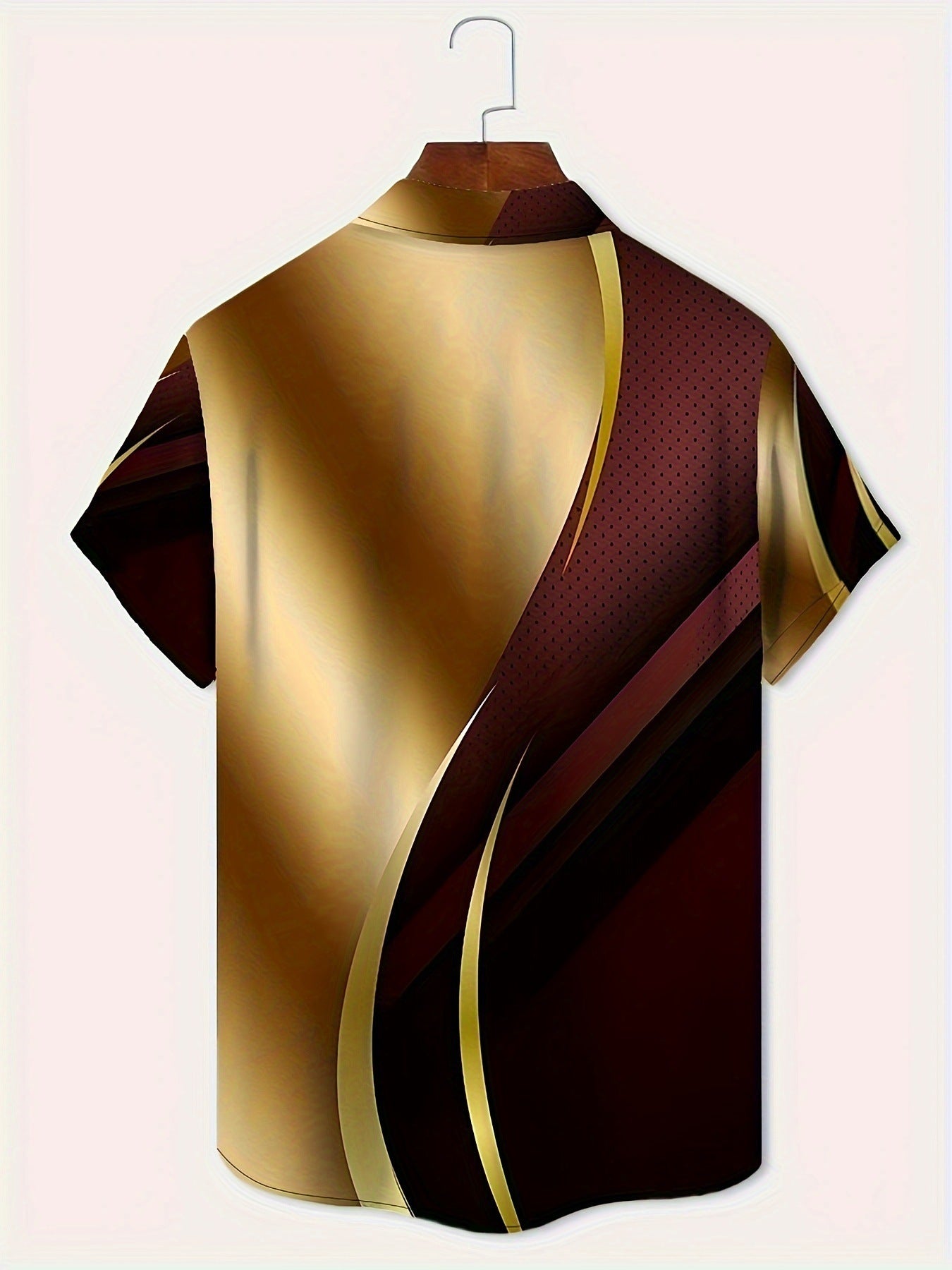 Men's T-shirt Color Series 3D Printed Short Sleeve GlamzKart