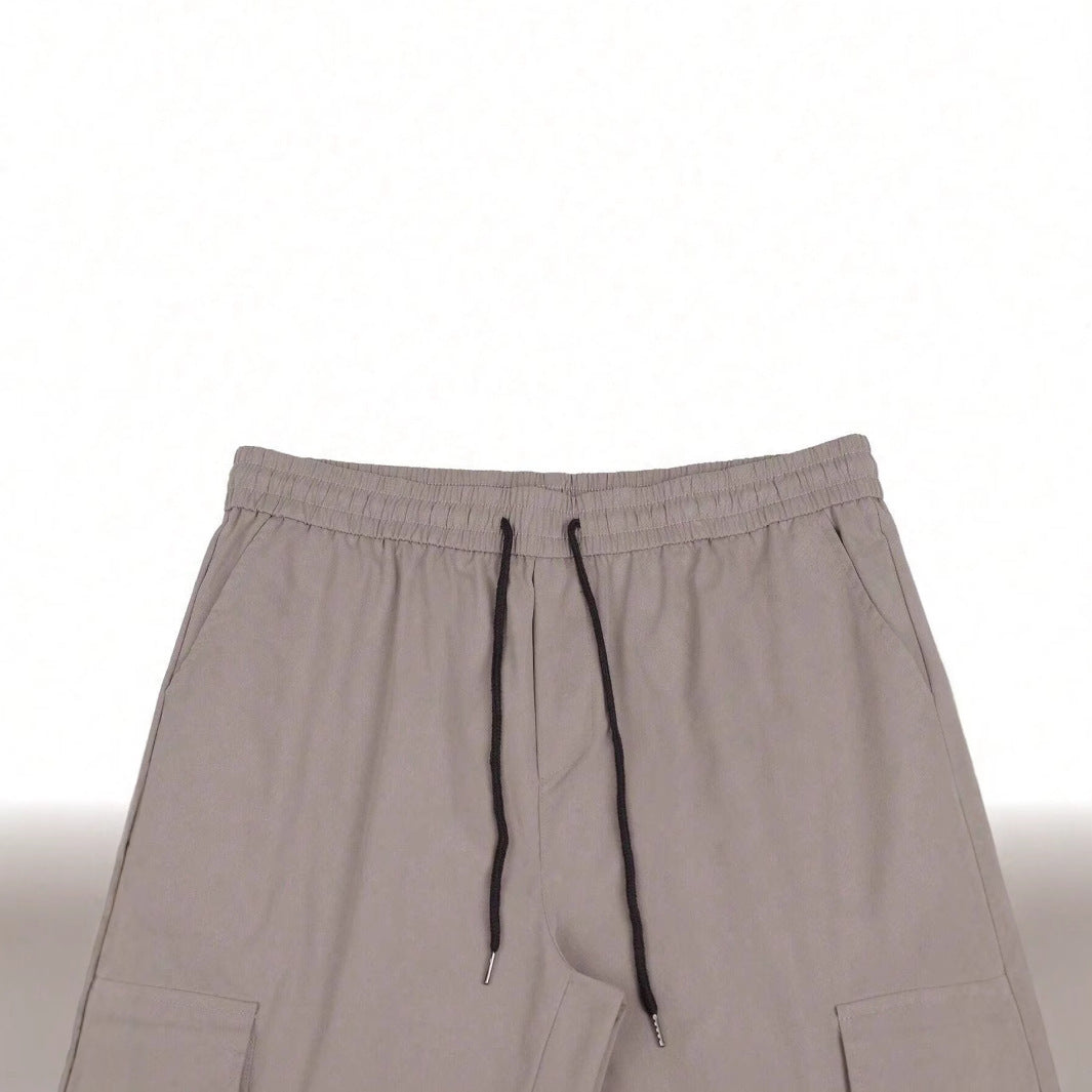 Workwear Casual Pants Drawstring Elastic Waist Track Pants GlamzKart