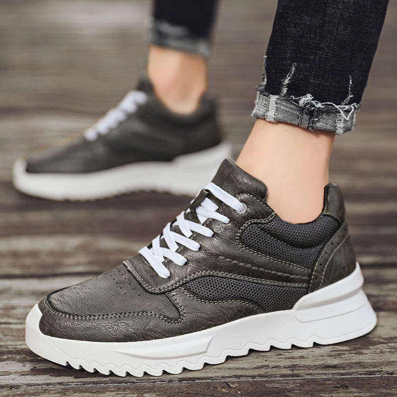 Invisible Wedge Hidden Heel Men's Casual Sports Shoes GlamzKart
