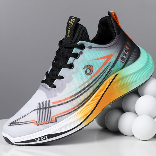 Mesh Breathable Running Shoes Lightweight Comfortable Breathable Trendy Casual Shoes Men's Shoes GlamzKart