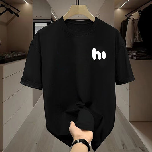 Letter Short Sleeve Sports Men T-shirt GlamzKart