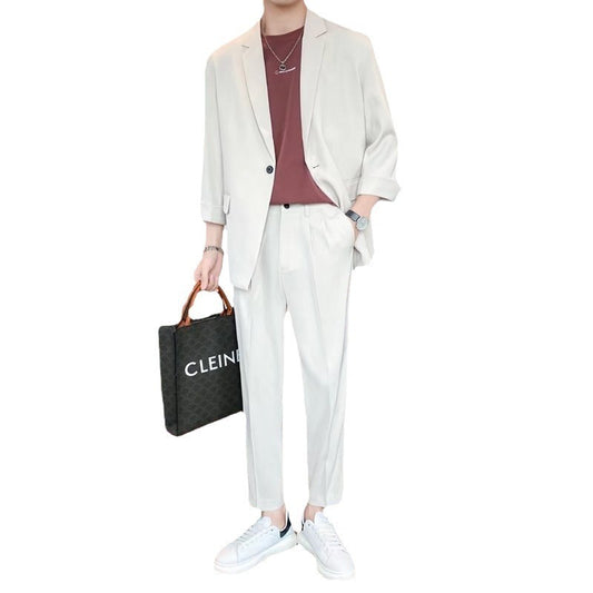 Casual Suit Men's Trendy Baggy Coat GlamzKart