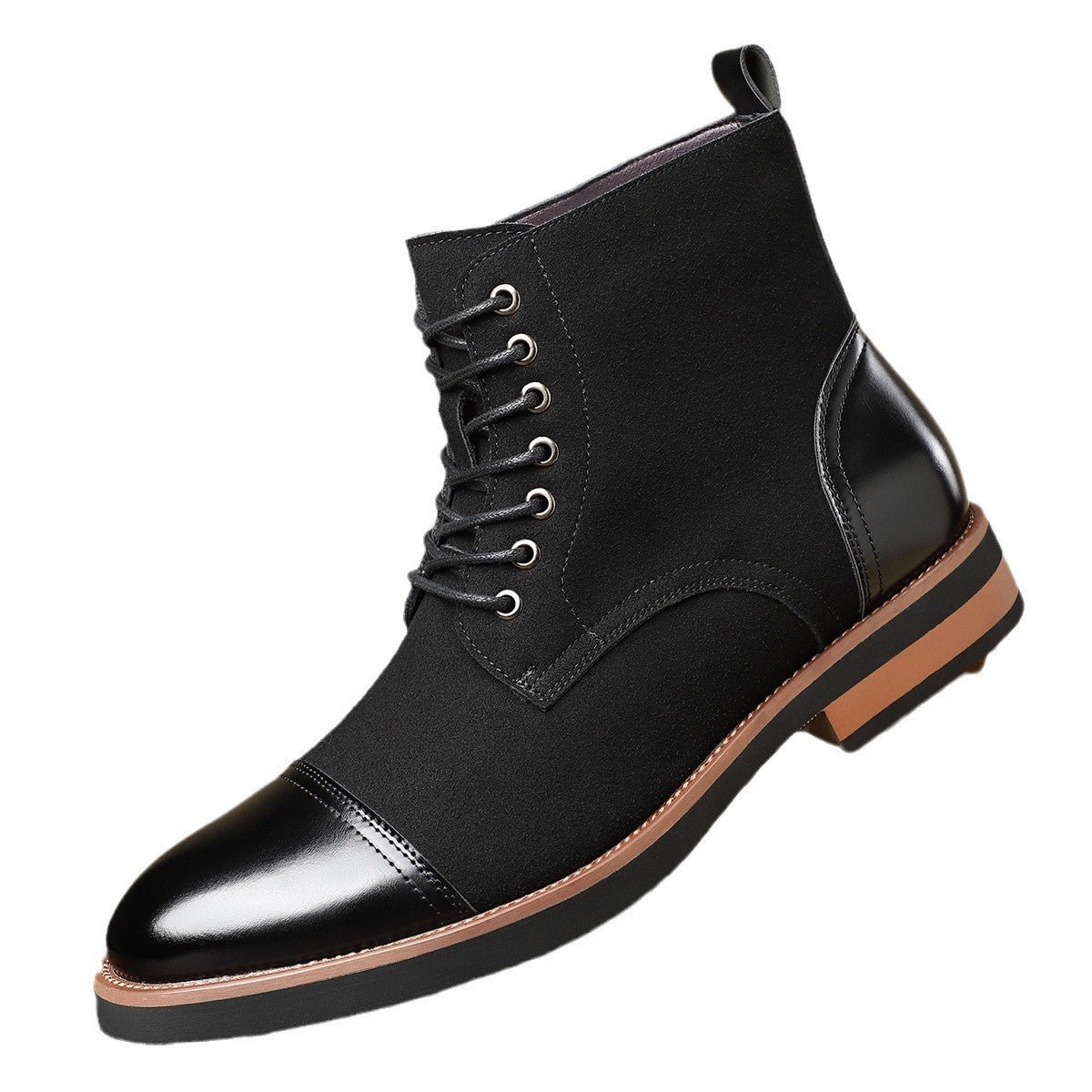 Men's Trendy Sleeve Leather All-match Casual Martin Boots GlamzKart