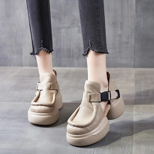 Summer Platform Retro Literary Lady Sandals GlamzKart