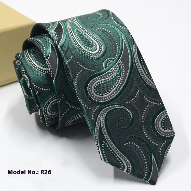 Fashion Exquisite Jacquard Tie Wedding Groom R26 GlamzKart