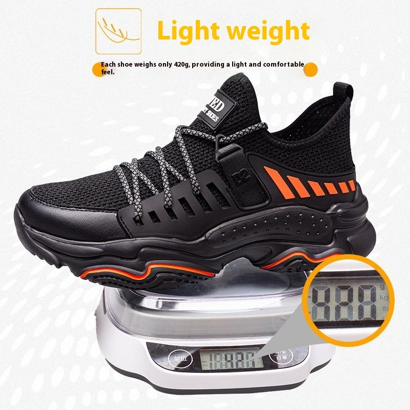 Safety Protection Shoes Flying Woven Steel Toe Cap GlamzKart
