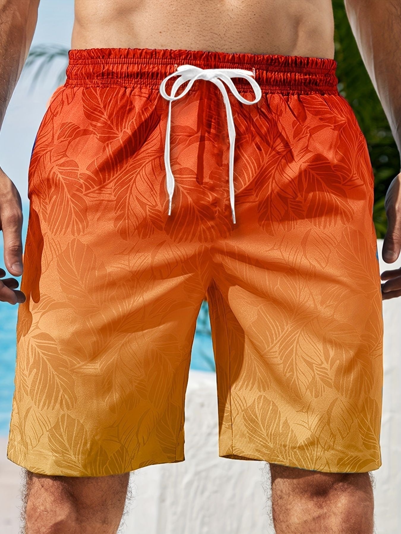 Men's Four Seasons Leisure 3D Printed Beach Shorts Color 168814 GlamzKart