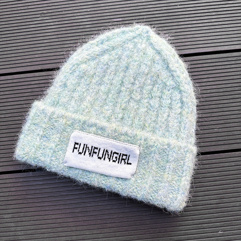 Simple All-matching Warm Sleeve Cap Windproof And Cold-resistant Ear Protection Green Free Size GlamzKart