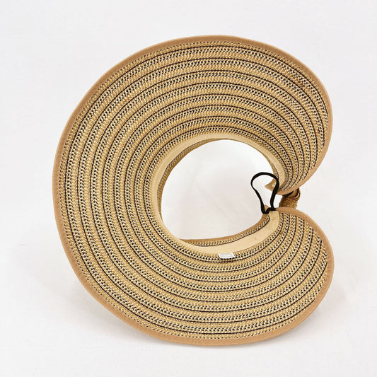 Summer Sun Hat Children Sun-proof And Breathable Straw Hat Portable Outdoor GlamzKart