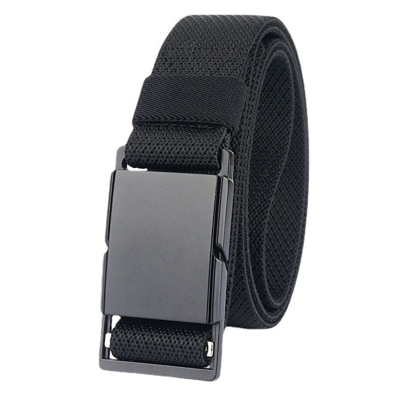 Metal Magnetic Buckle All-matching Jeans Casual Belt GlamzKart