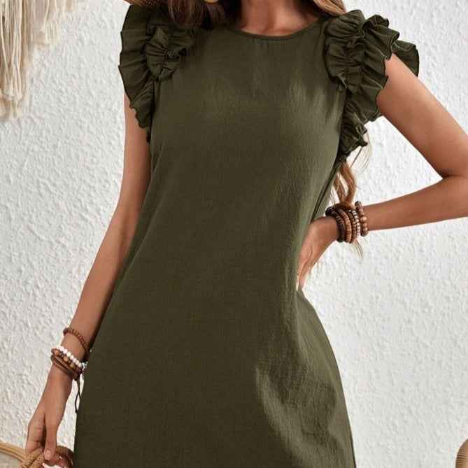 Women's Summer Casual V-neck Lace Dress