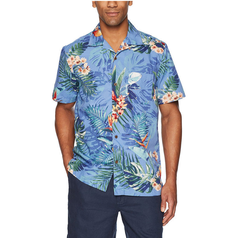 Hawaiian Printed Short Sleeve Shirt GlamzKart