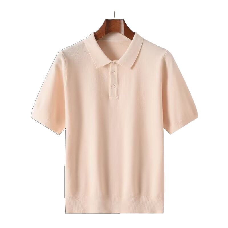 Polo Shirt Men's Short-sleeved Business Casual Bottoming Sweater GlamzKart