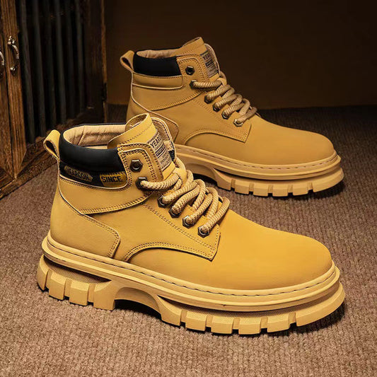 Martin Boots Men Trendy High Top British Working Wear GlamzKart