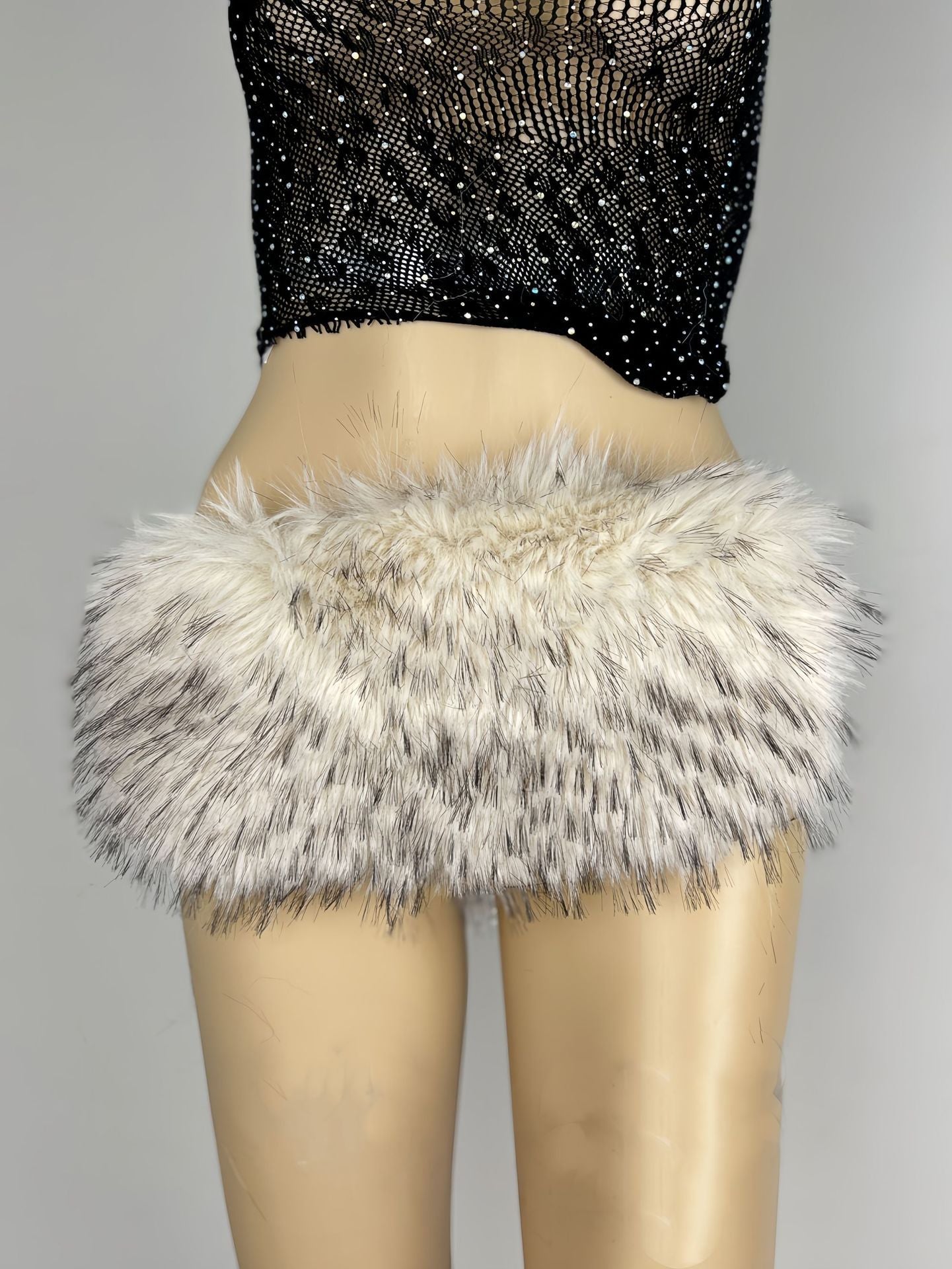 Fur Belt Retro Easy Matching Plush Waist Chain Waist Seal Waist Decorations Style 10 GlamzKart