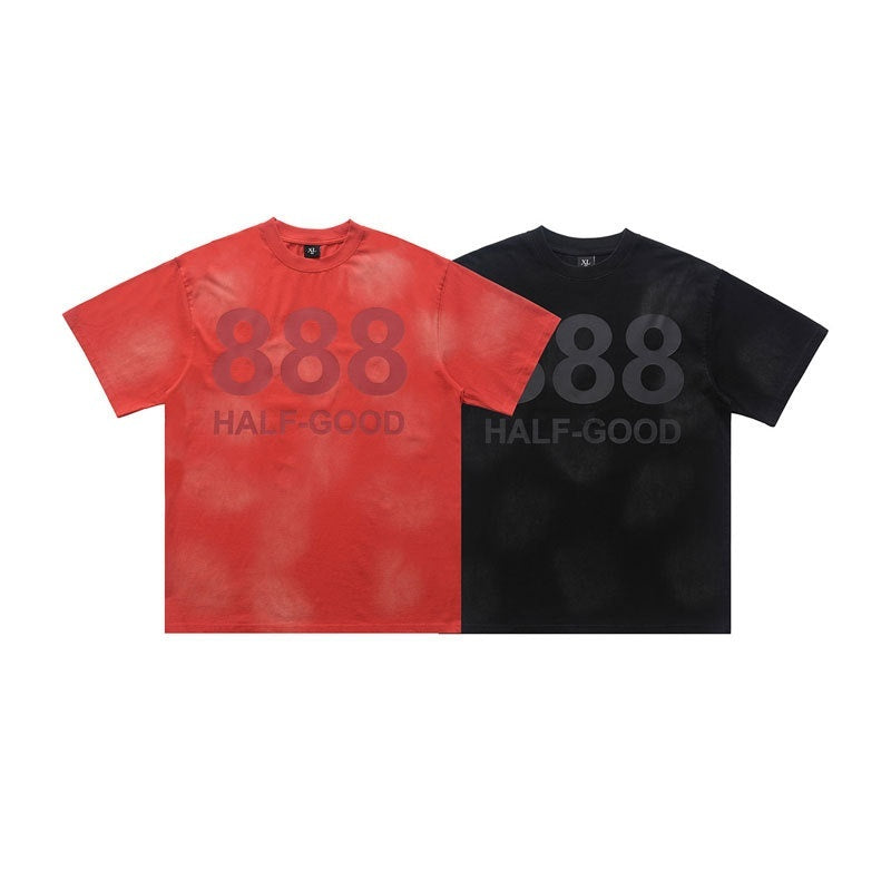 Digital Printing Men's Short-sleeved T-shirt New Men's Summer GlamzKart