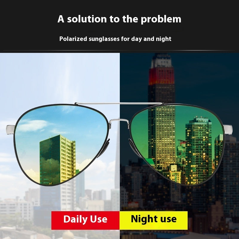 Day And Night Polarized Sunglasses Night Vision Glasses GlamzKart