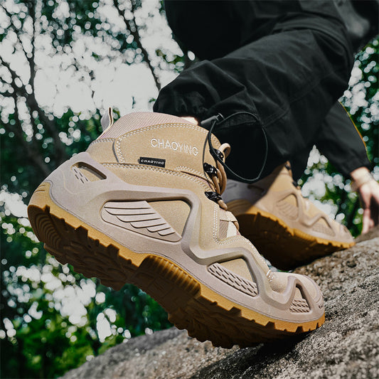 High-top Tactical Shoes Wear-resistant Desert Boots Outdoor New Combat Boots GlamzKart