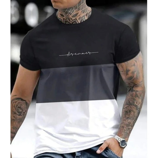 Men's T-shirt 3D Printing Athletic Clothing GlamzKart
